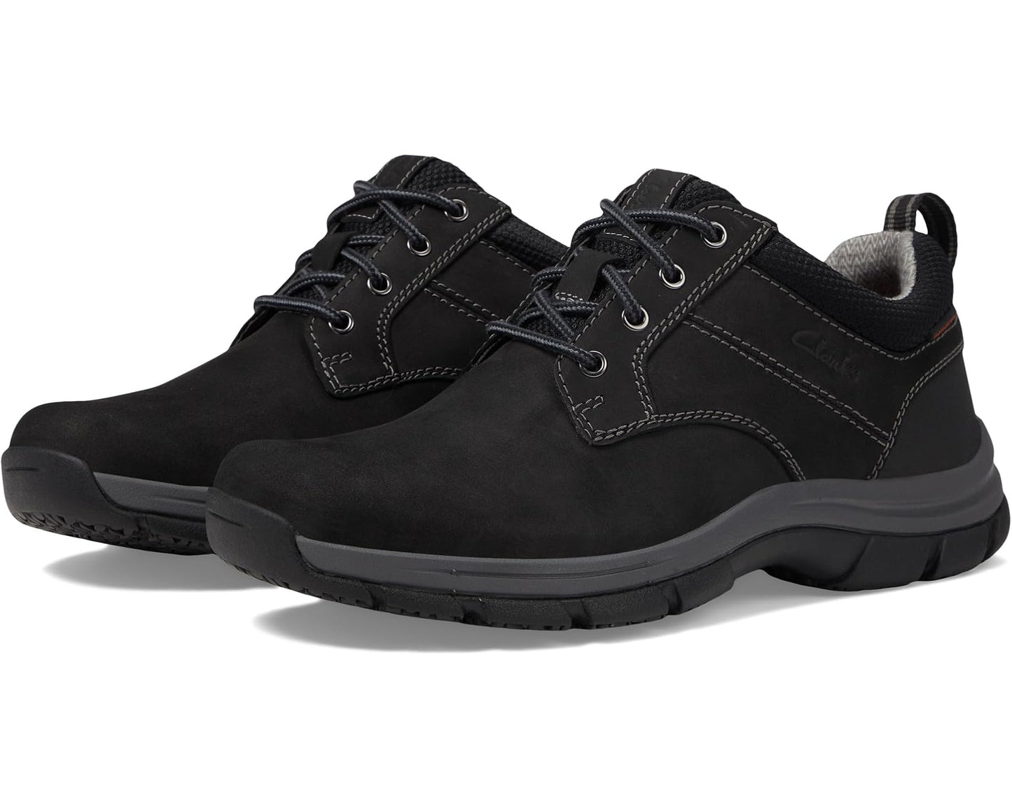 Men's Clarks Walpath Low Black Leather