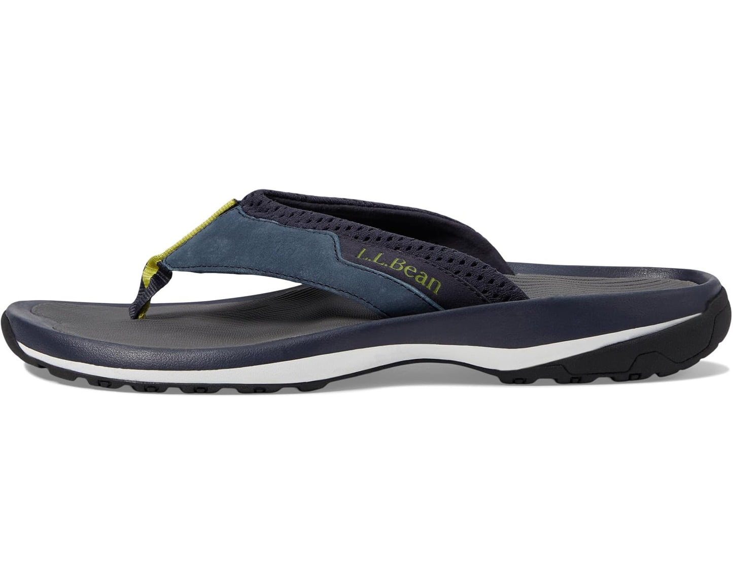 Men's L.L.Bean Swift River Flip-Flop Sandal Sport Carbon Navy
