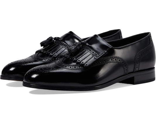 Men's Florsheim Lexington Wingtip Tassel Slip-On Black