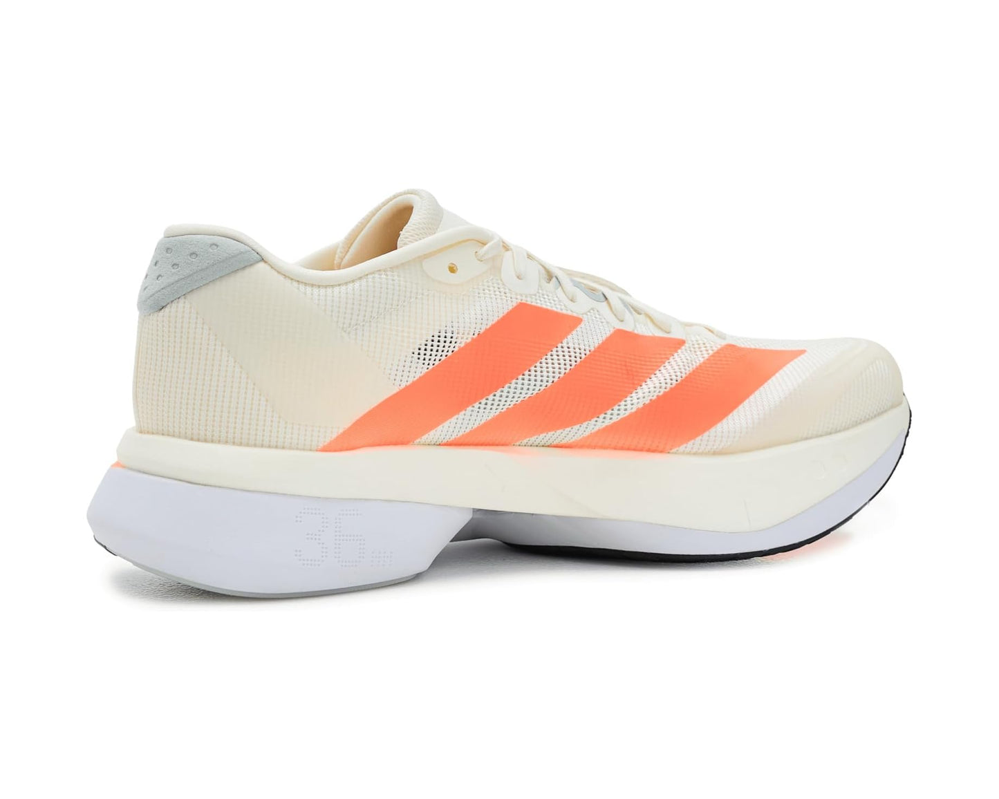 Men's adidas Adizero Boston 13 Running Shoes Off-White/Grey