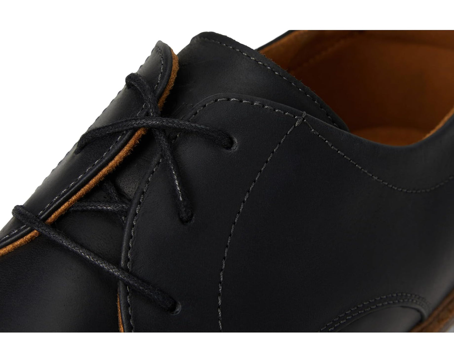 Men's Florsheim Herington Plain Toe Oxford Black Crazy Horse