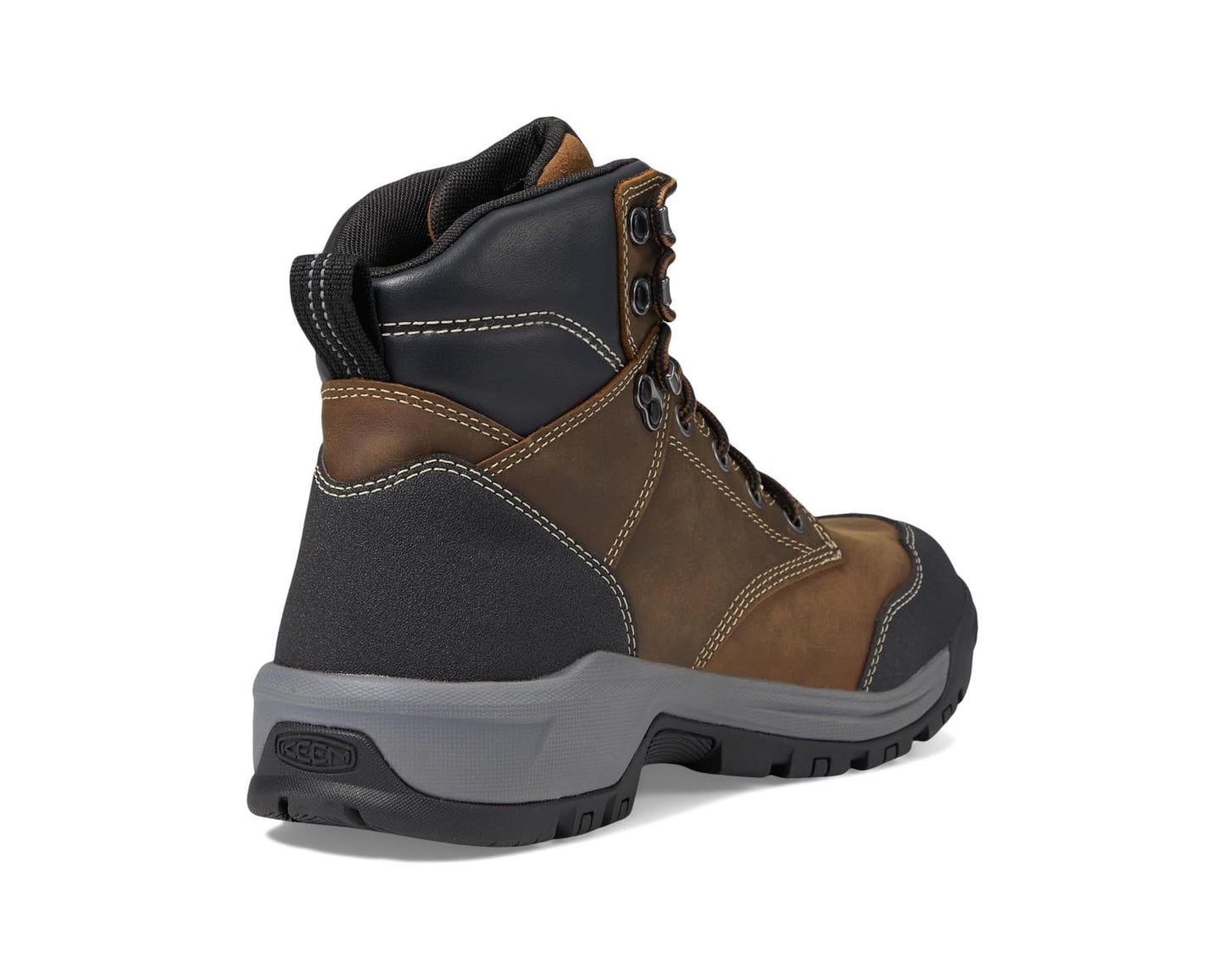 Men's KEEN Utility Evanston 6” Soft Toe Waterproof Bison/Black