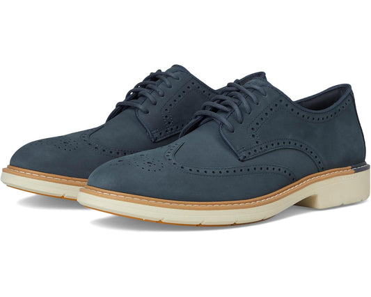 Men's Cole Haan Go-To Wing Oxfords Big Dipper Nubuck/Ivory