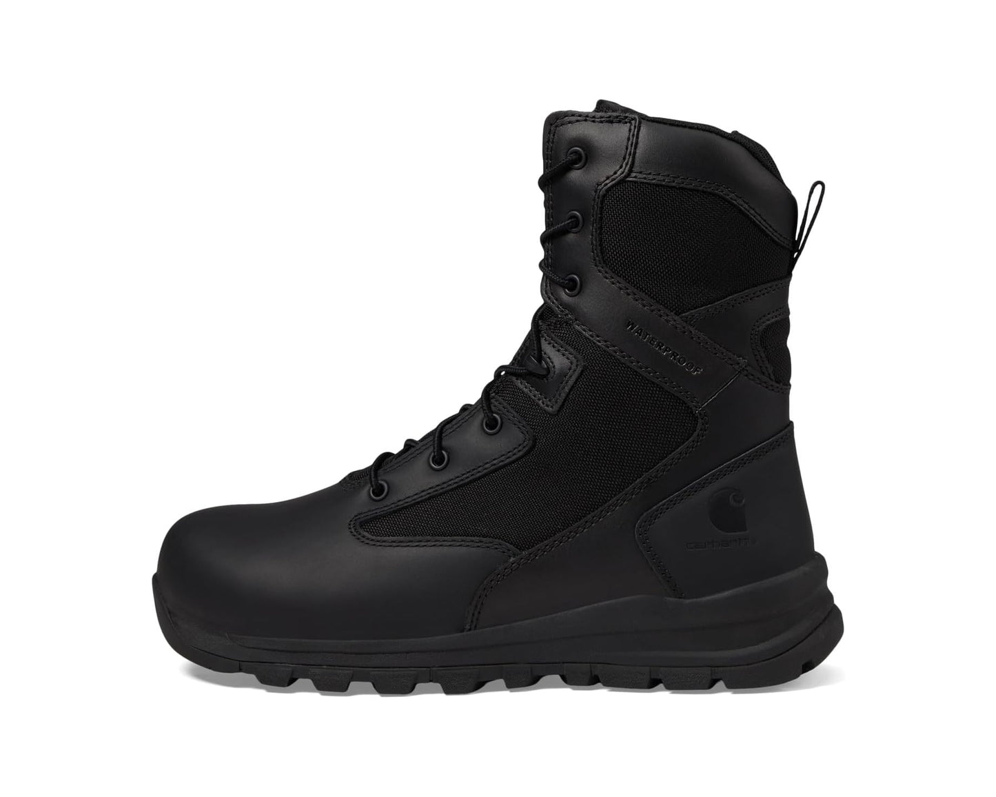 Men's Carhartt Gilmore WP 8 Side Zip Nano Toe Boot Black