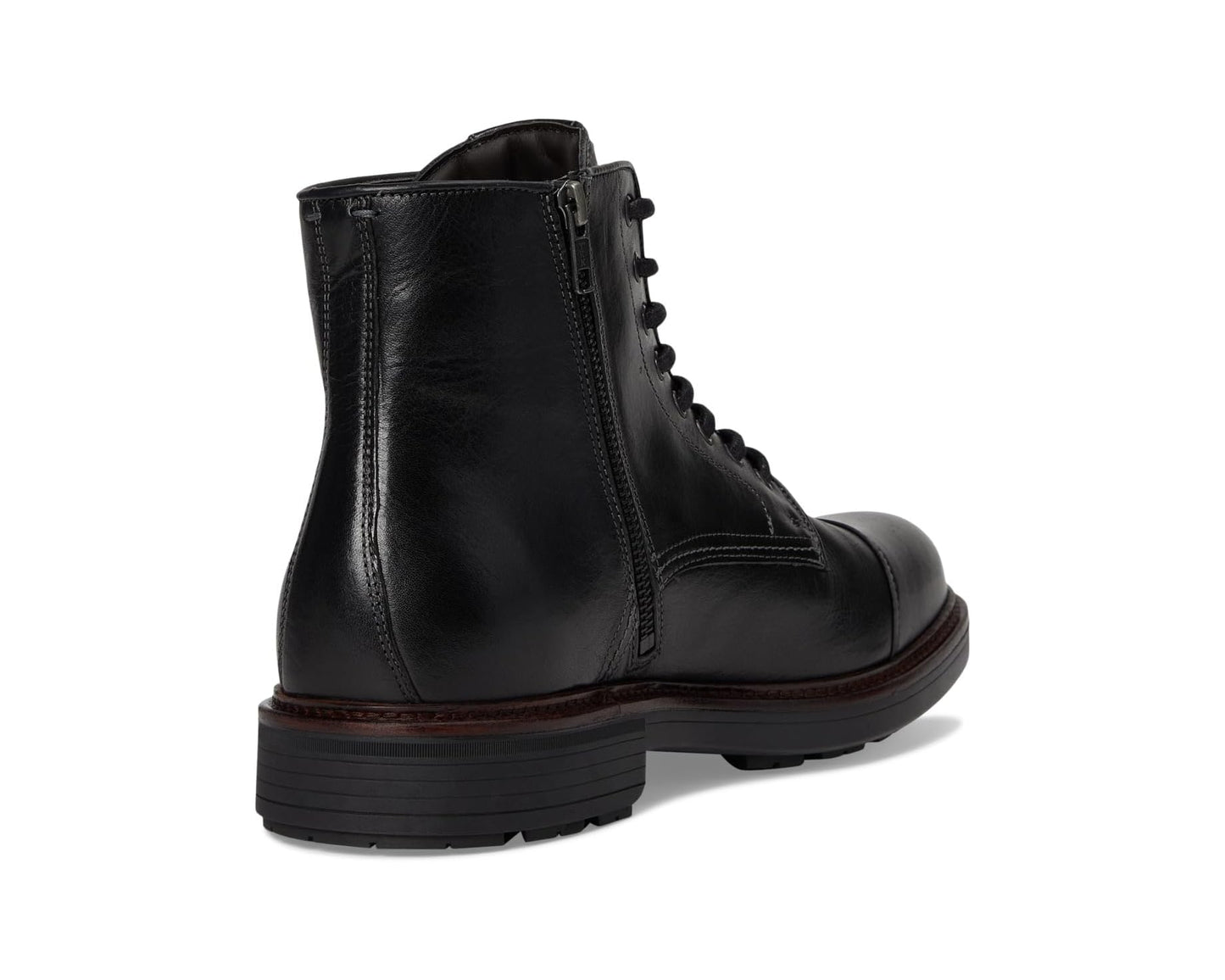 Men's Johnston & Murphy Collection Latham Cap Toe Boots Black European Calfskin