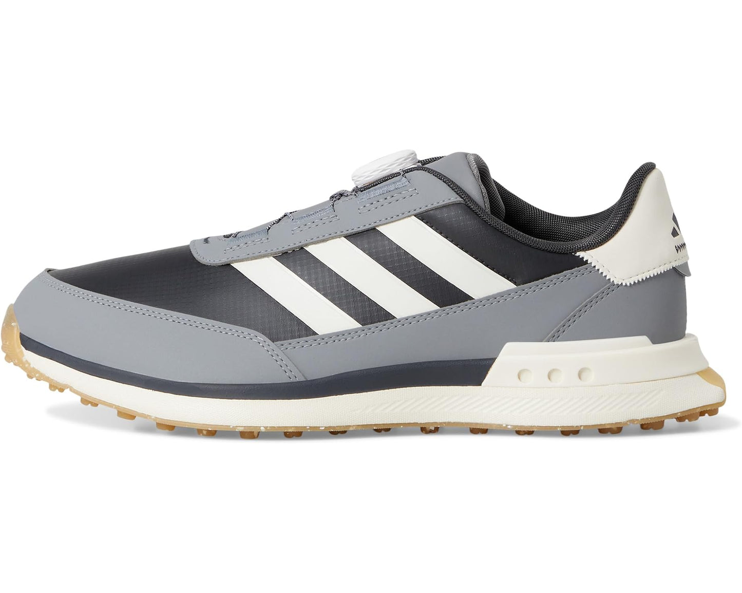 Men's adidas Golf S2G 24 BOA Spikeless Golf Shoes Carbon/Chalk White/Grey Three
