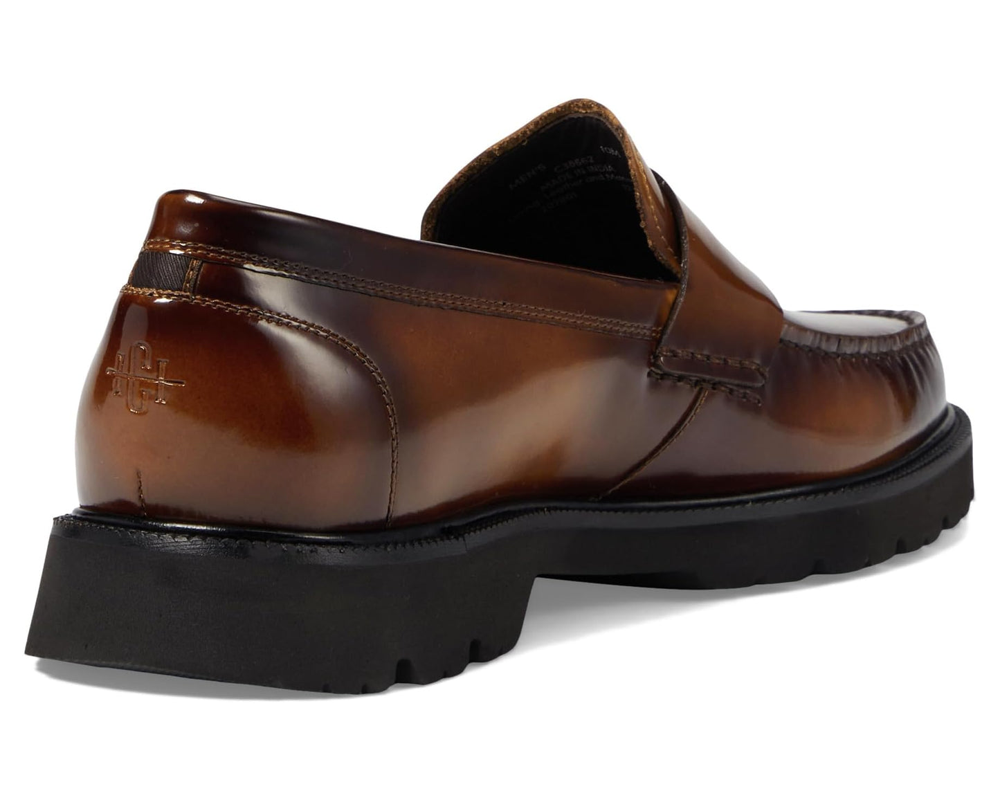 Men's Cole Haan American Classics Penny Loafers Dark Chocolate/Light Amber Brushoff/Black