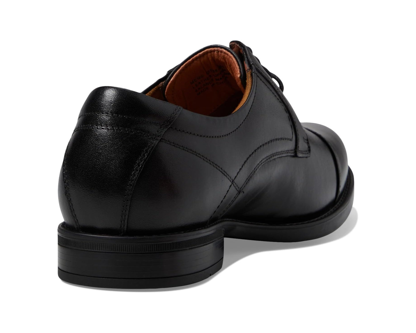 Men's Florsheim Midtown Cap Toe Oxford Black Smooth
