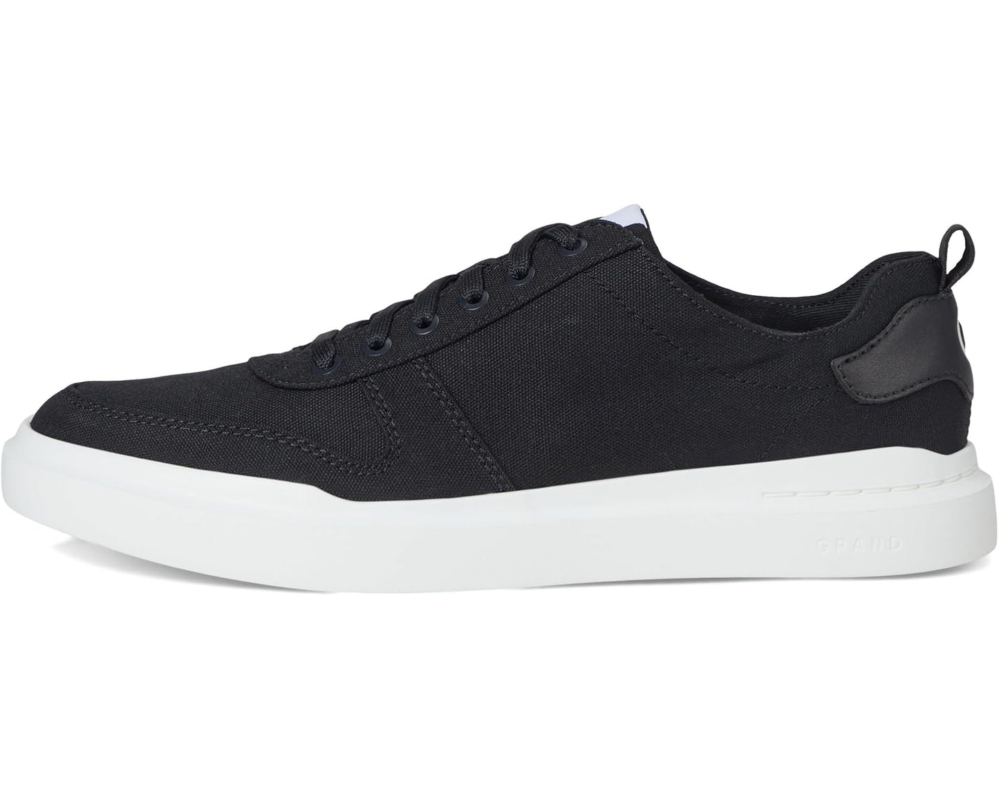 Men's Cole Haan GrandPro Rally Canvas Court Sneaker Black Canvas/Optic White
