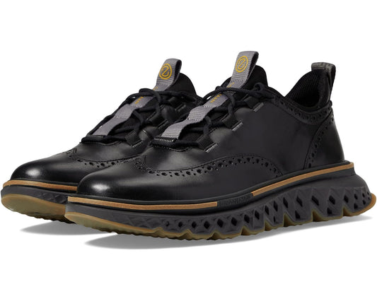 Men's Cole Haan 5.Zerogrand Wingtip Oxford Black/Pavement
