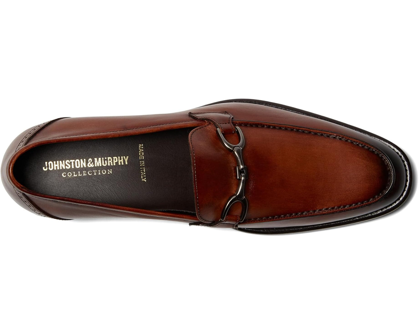 Men's Johnston & Murphy Collection Ellsworth Bit Brown Italian Calfskin