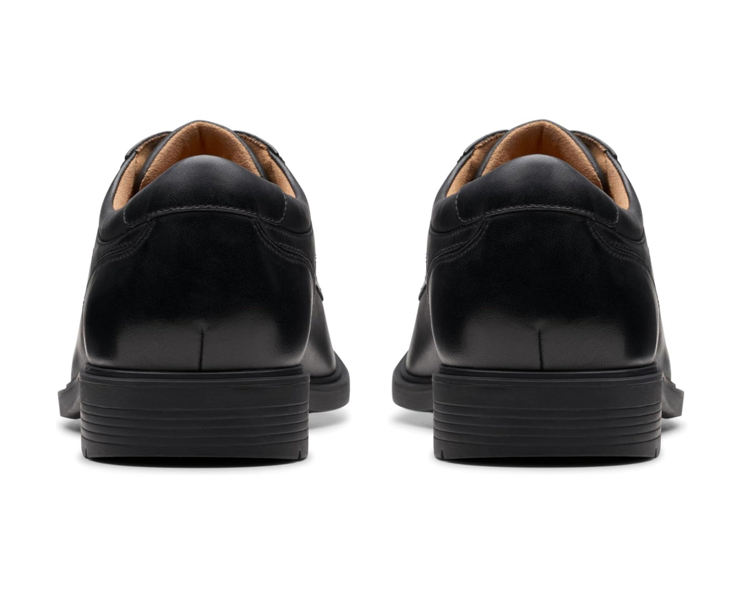 Men's Clarks Eldredge Plain Black Leather