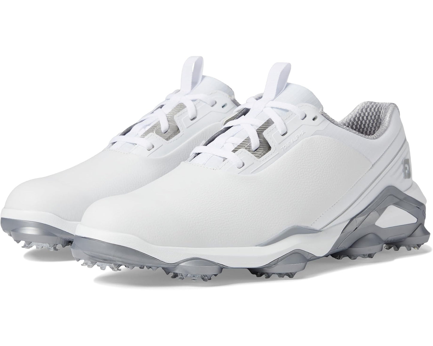 Men's FootJoy Tour Alpha Golf Shoes - Previous Season White/White/Silver