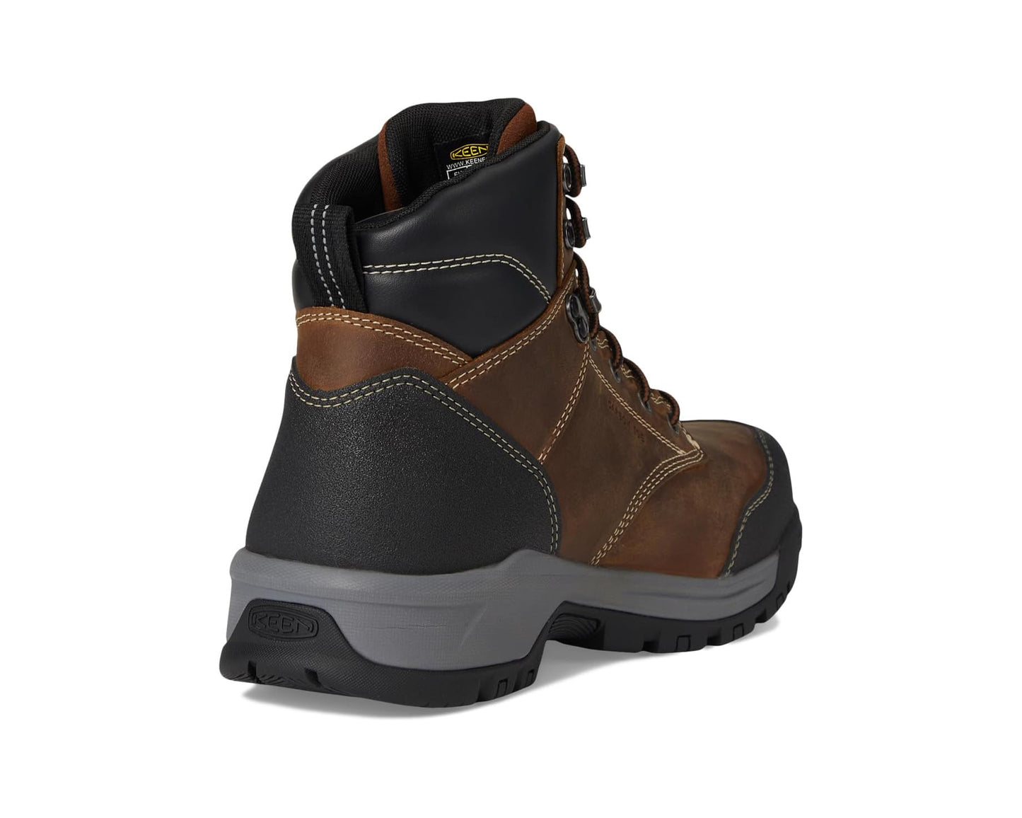Men's KEEN Utility Evanston 6 Composite Toe Waterproof Insulated 400G Bison/Black