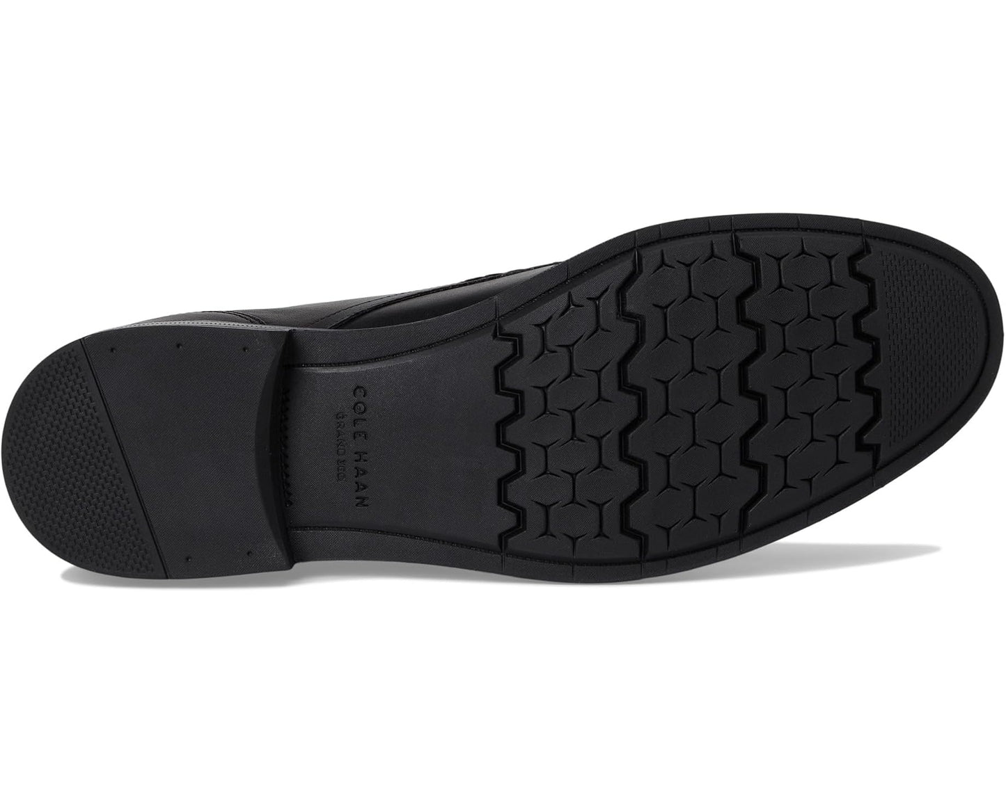 Men's Cole Haan Newmark Grand Plain Toe Oxfords Black/Black