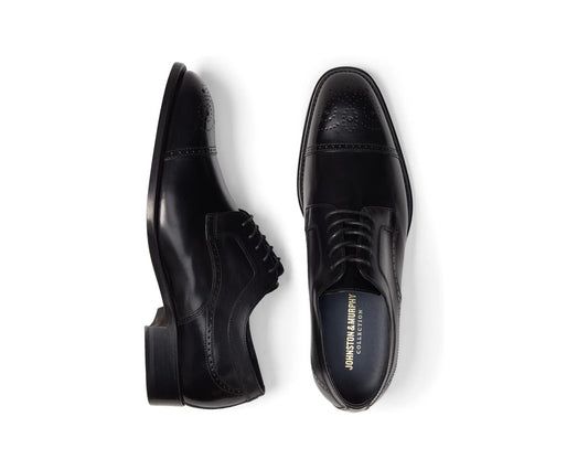 Men's Johnston & Murphy Collection Ellsworth Cap Toe Black