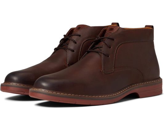 Men's Florsheim Norwalk Plain Toe Chukka Boot Brown Crazy Horse
