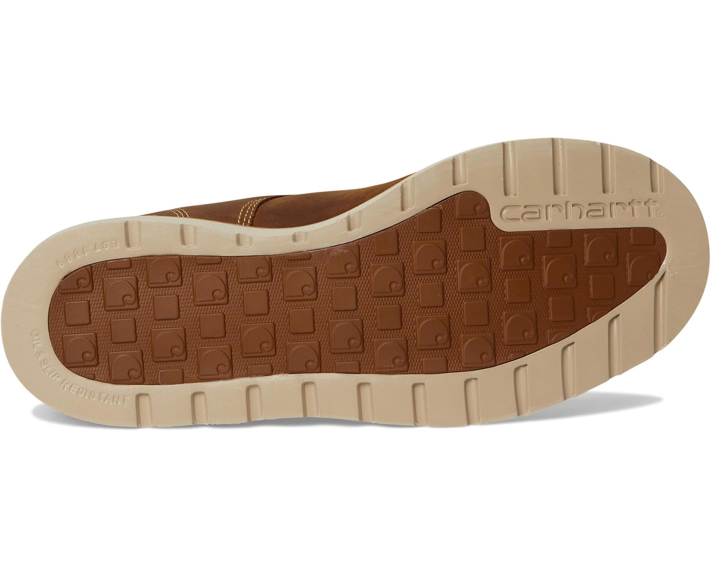 Men's Carhartt 6 Waterproof Moc Nano Toe Wedge Work Boots Light Brown