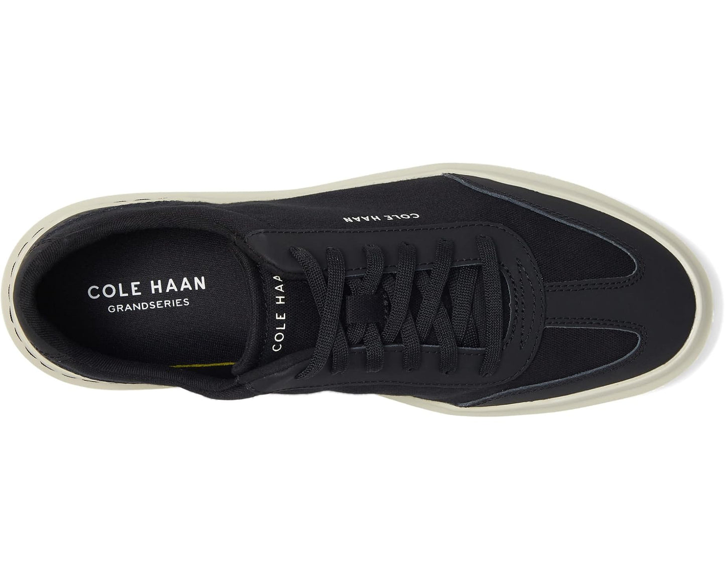 Men's Cole Haan Grandpro Rally Canvas T-Toe Sneaker Black/Silver Birch
