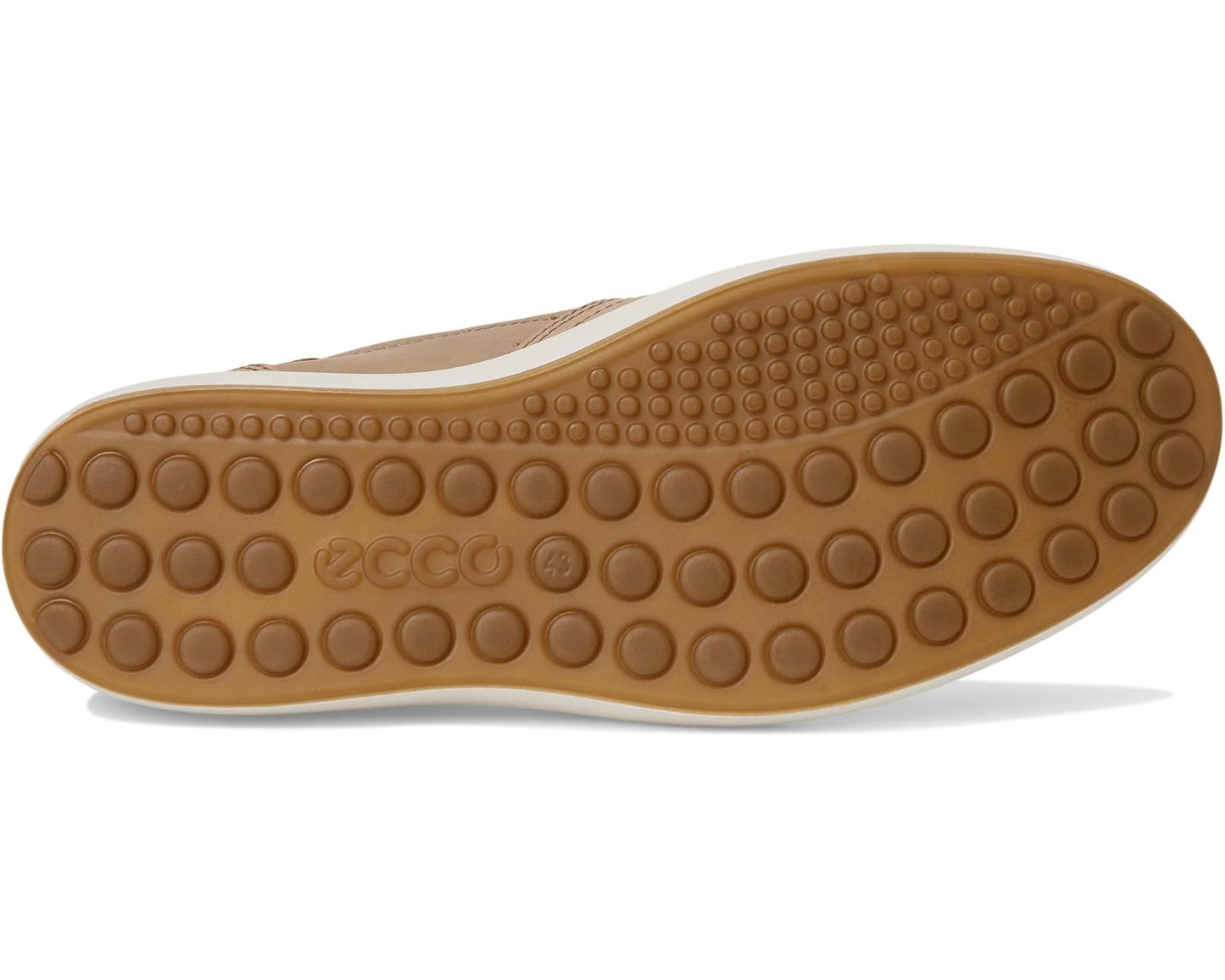 Men's ECCO Soft 7 Easy Slip On Sneaker Nutmeg Brown/Cashmere