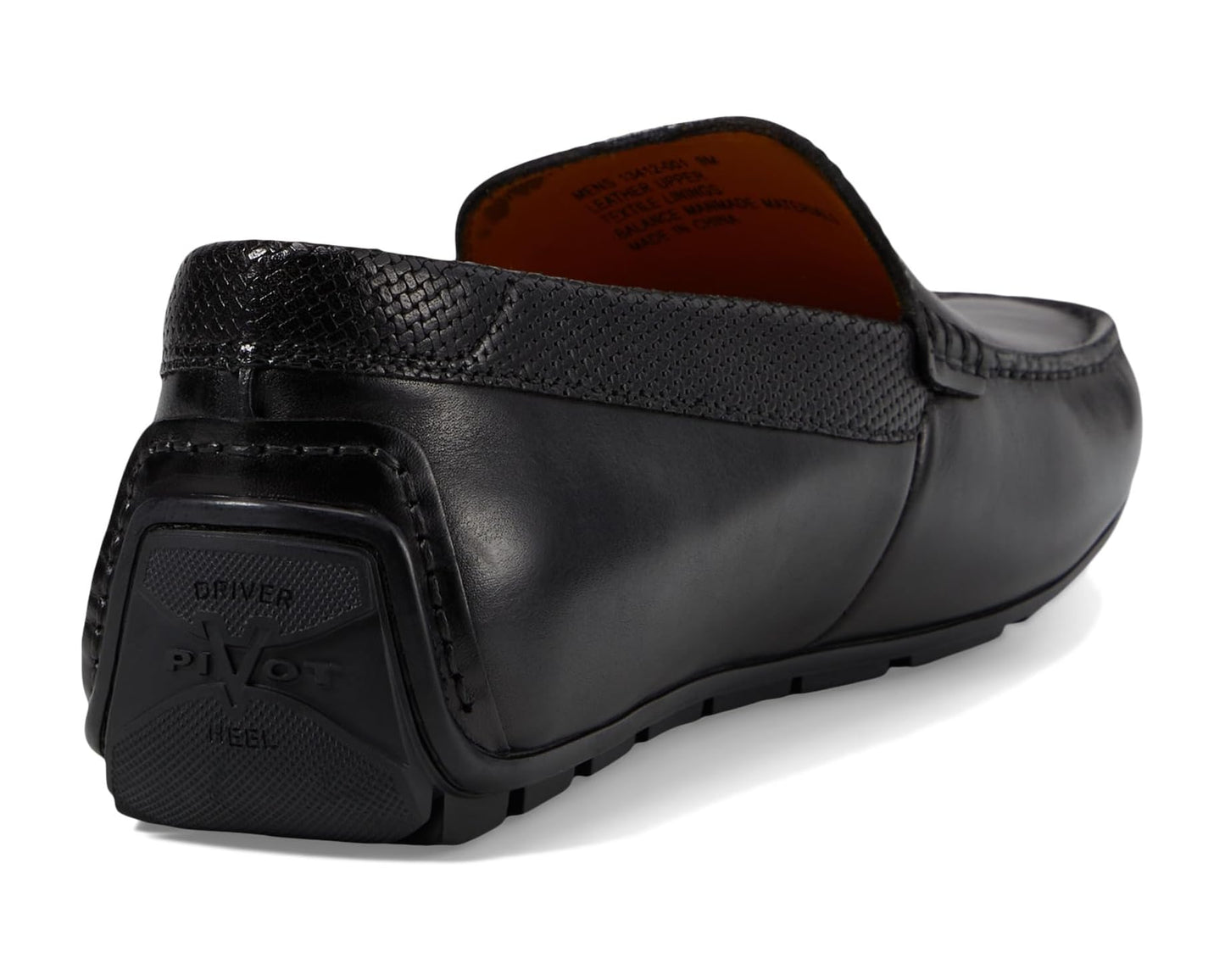 Men's Florsheim Motor Moc Toe Venetian Driver Black