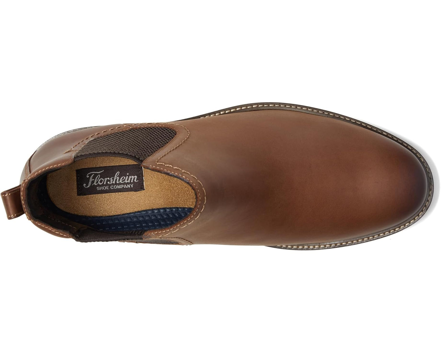 Men's Florsheim Forge Plain Toe Gore Boots Brown Crazy Horse