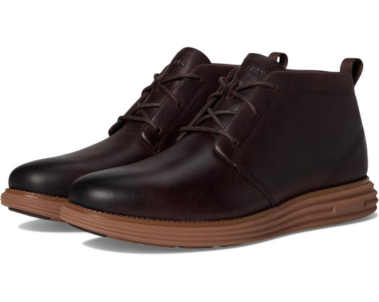 Men's Cole Haan Originalgrand Remastered Waterproof Chukka Boots Chocolate Raisin/Natural/Dark Sequoia Wp