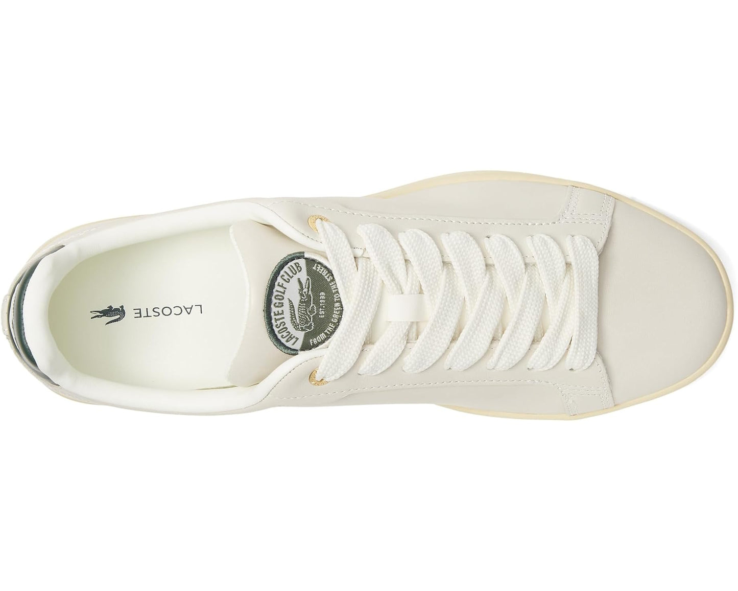 Men's Lacoste Carnaby Pro Sneakers Off-White/Green