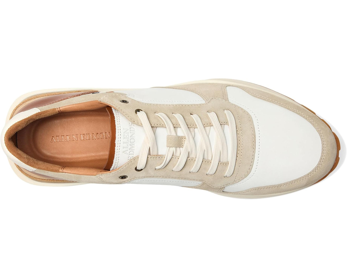 Men's Allen Edmonds Lionel Lace-up Shoes White Leather