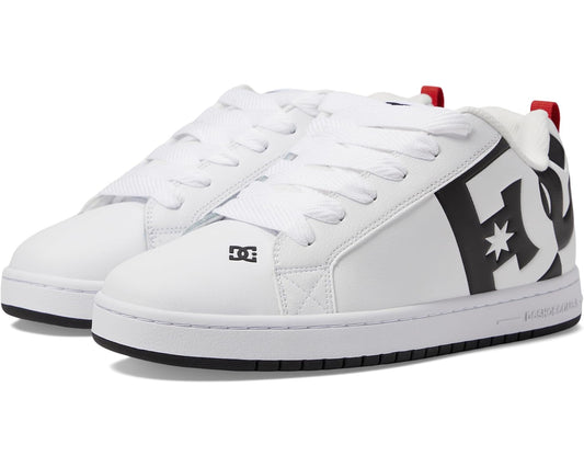 Men's DC Court Graffik SQ White/Black/Black