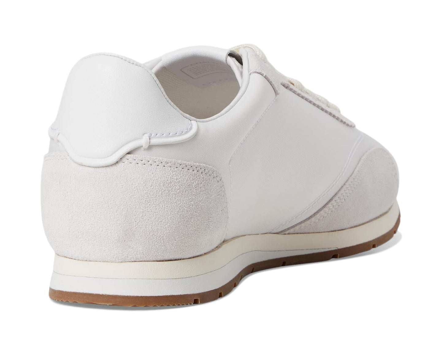 Men's COACH Flat Sneakers Optic White/Grey
