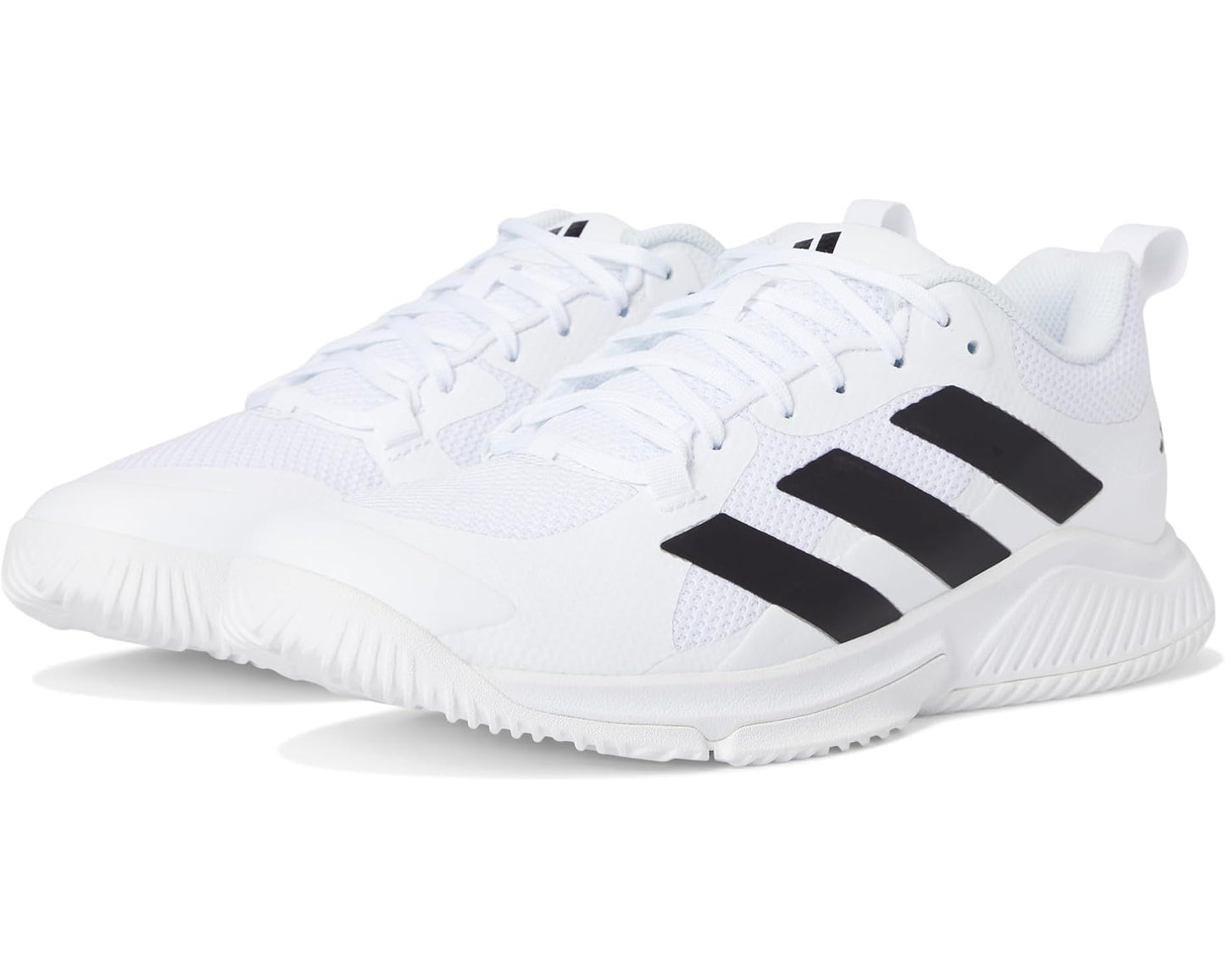 Men's adidas Court Team Bounce 2.0 Volleyball Shoes White/Black/White