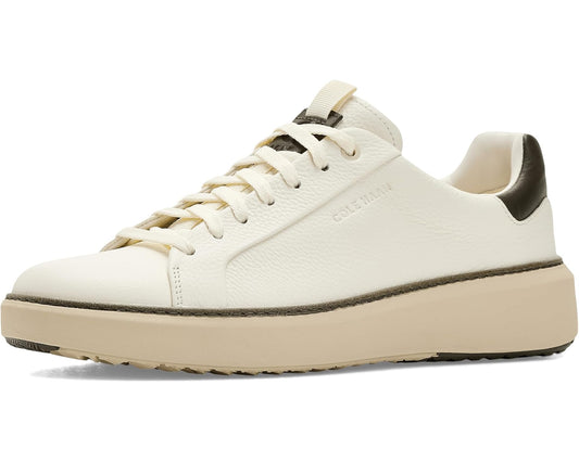 Men's Cole Haan GrandPro Topspin Golf Ivory Wp/Deep Olive/Light Sesame