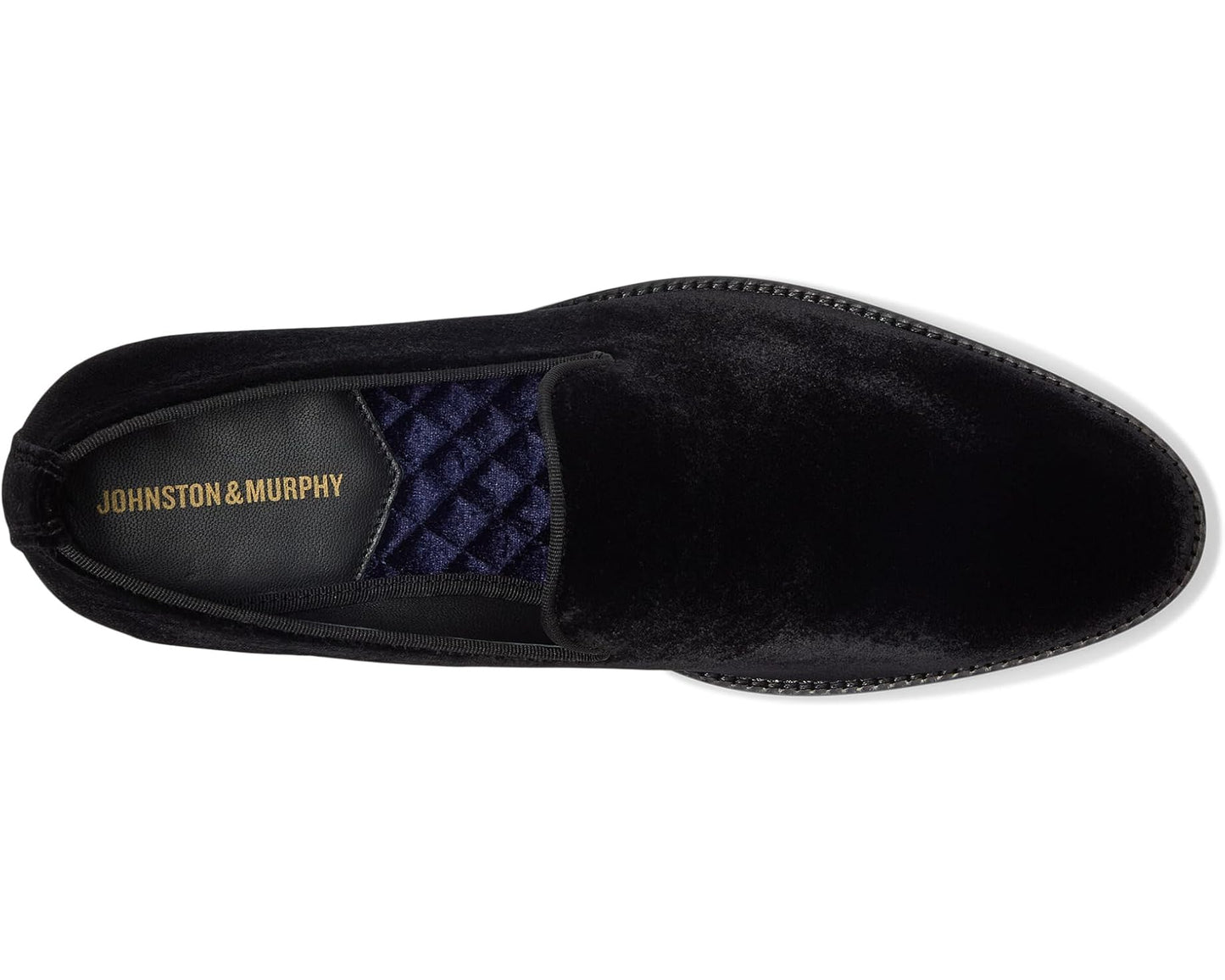 Men's Johnston & Murphy Gavney Slip-On Loafers Black Velvet