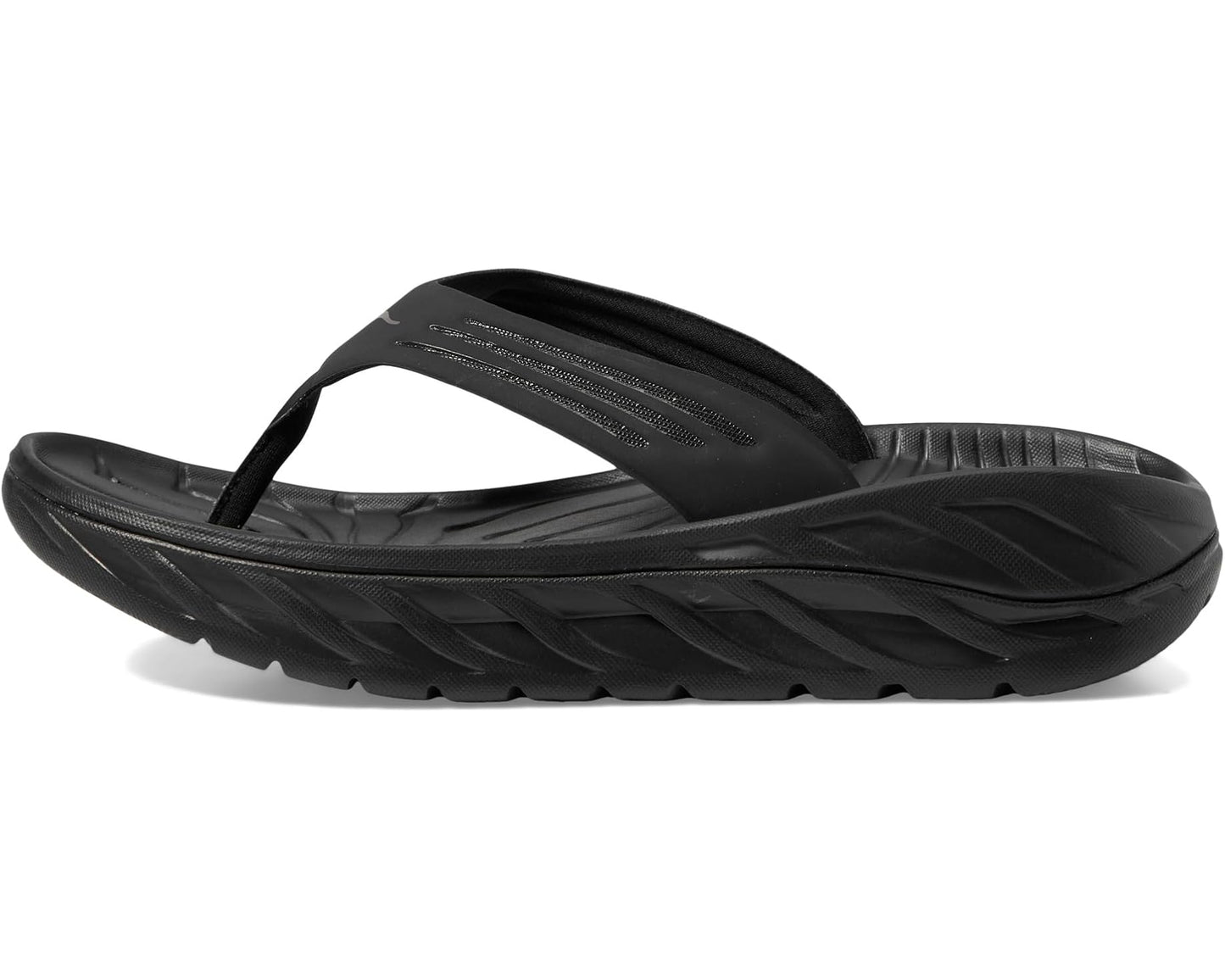Men's Hoka Ora Recovery Flip Black/Dark Gull Gray