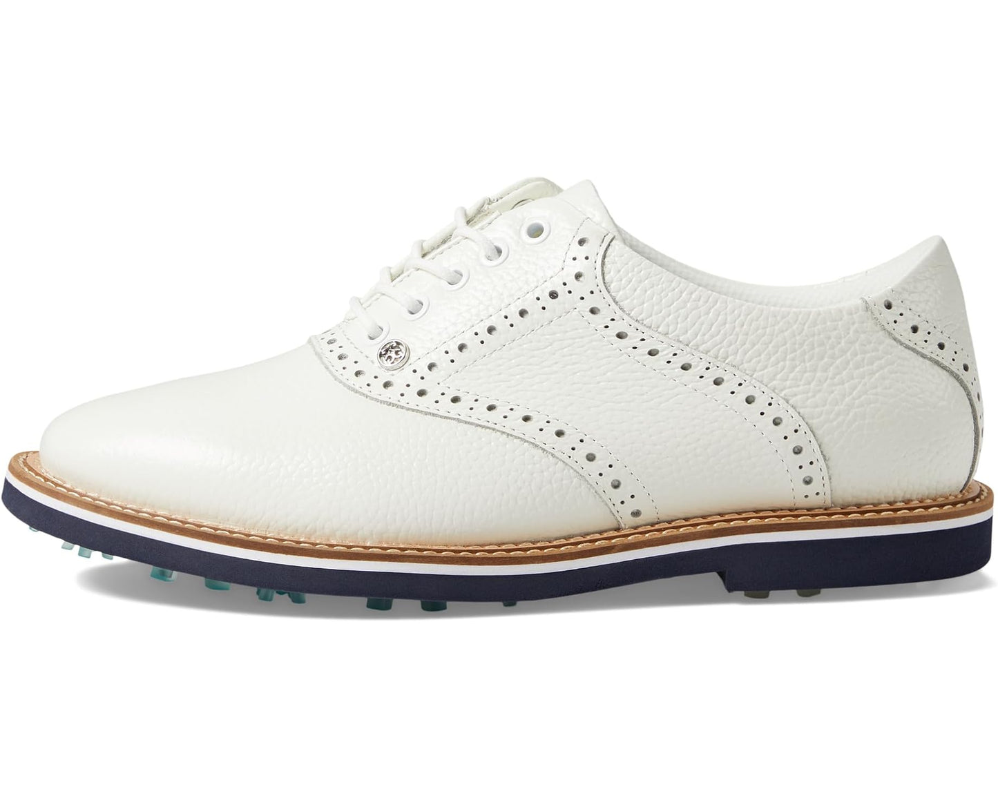 Men's GFORE Tonal Saddle Gallivanter Golf Shoes Snow/Twilight