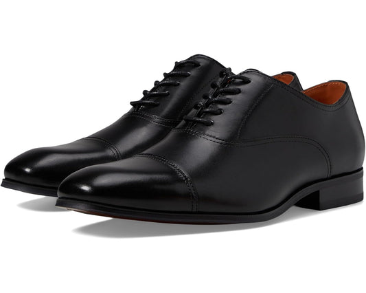 Men's Florsheim Corbetta Cap Toe Oxford Black Smooth
