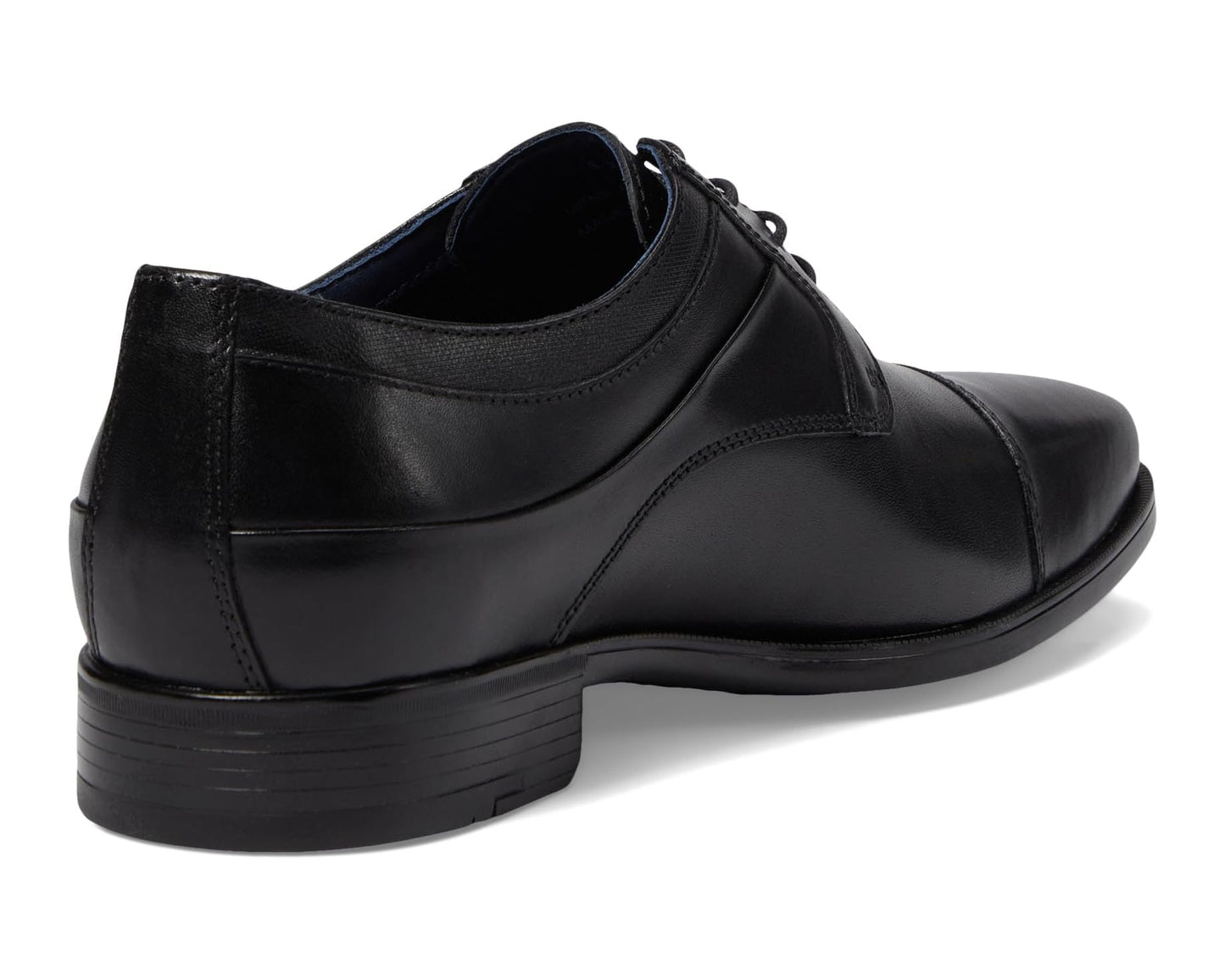 Men's Johnston & Murphy Gibbons Cap Toe Black Full Grain