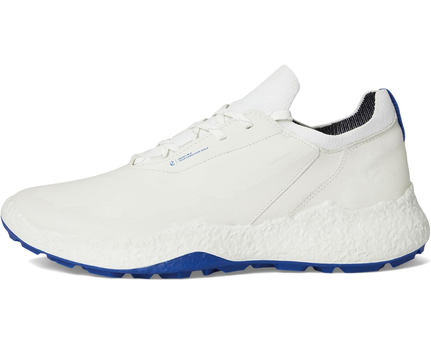 Men's ECCO Golf BIOM Hybrid 5 Lace Waterproof Golf Shoe White/Virtual