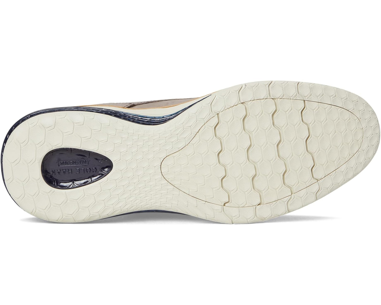 Men's Cole Haan Originalgrand Energy Weave Plain Toe Oxford Ironstone Nubuck/Midnight Moon