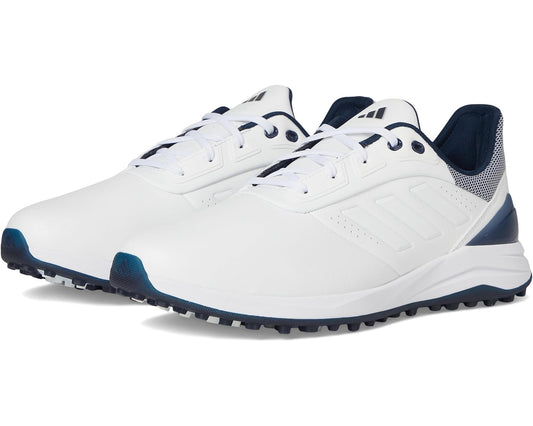 Men's adidas Golf Solarmotion 24 Lightstrike Spikeless Golf Shoes Footwear White/Footwear White/Prelovink