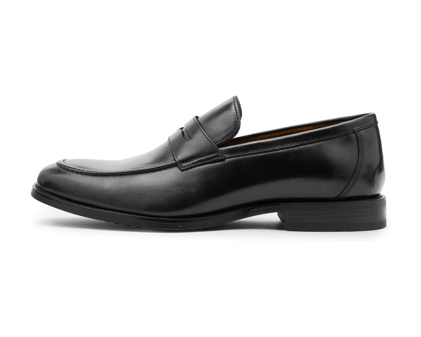 Men's Florsheim Rucci Moc Toe Penny Loafer Black/Black