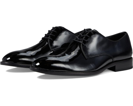 Men's Johnston & Murphy Gavney Plain Toe Black Patent