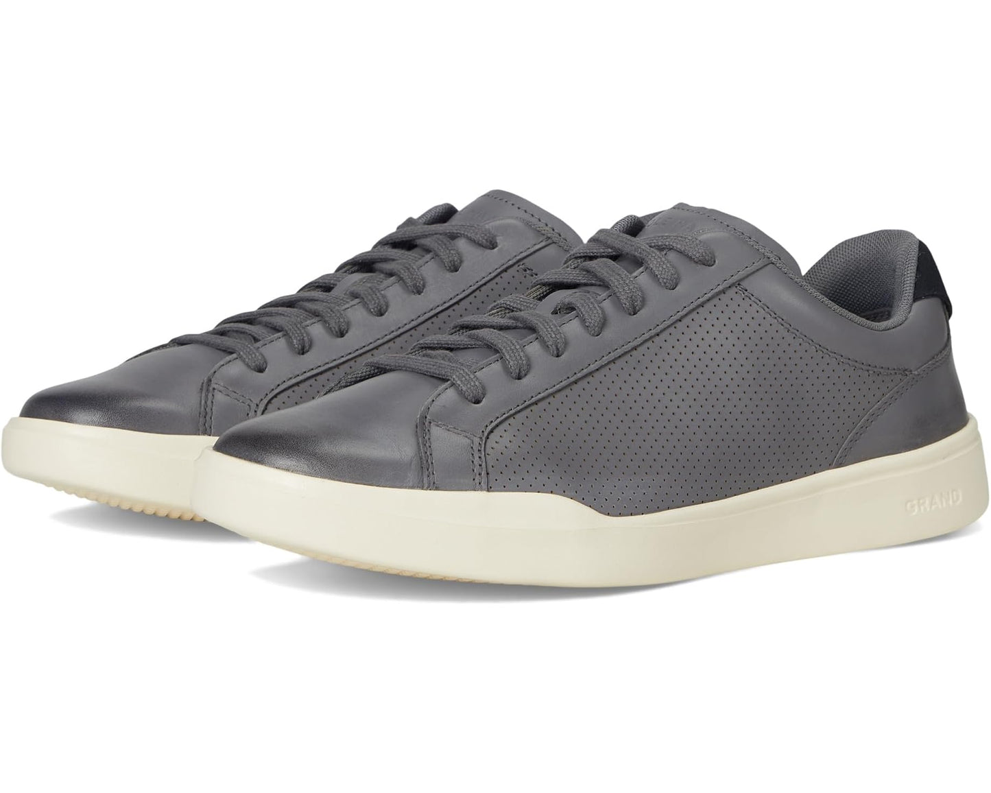 Men's Cole Haan Grand Crosscourt Modern Perforated Lace To Toe Sneakers Quiet Shade