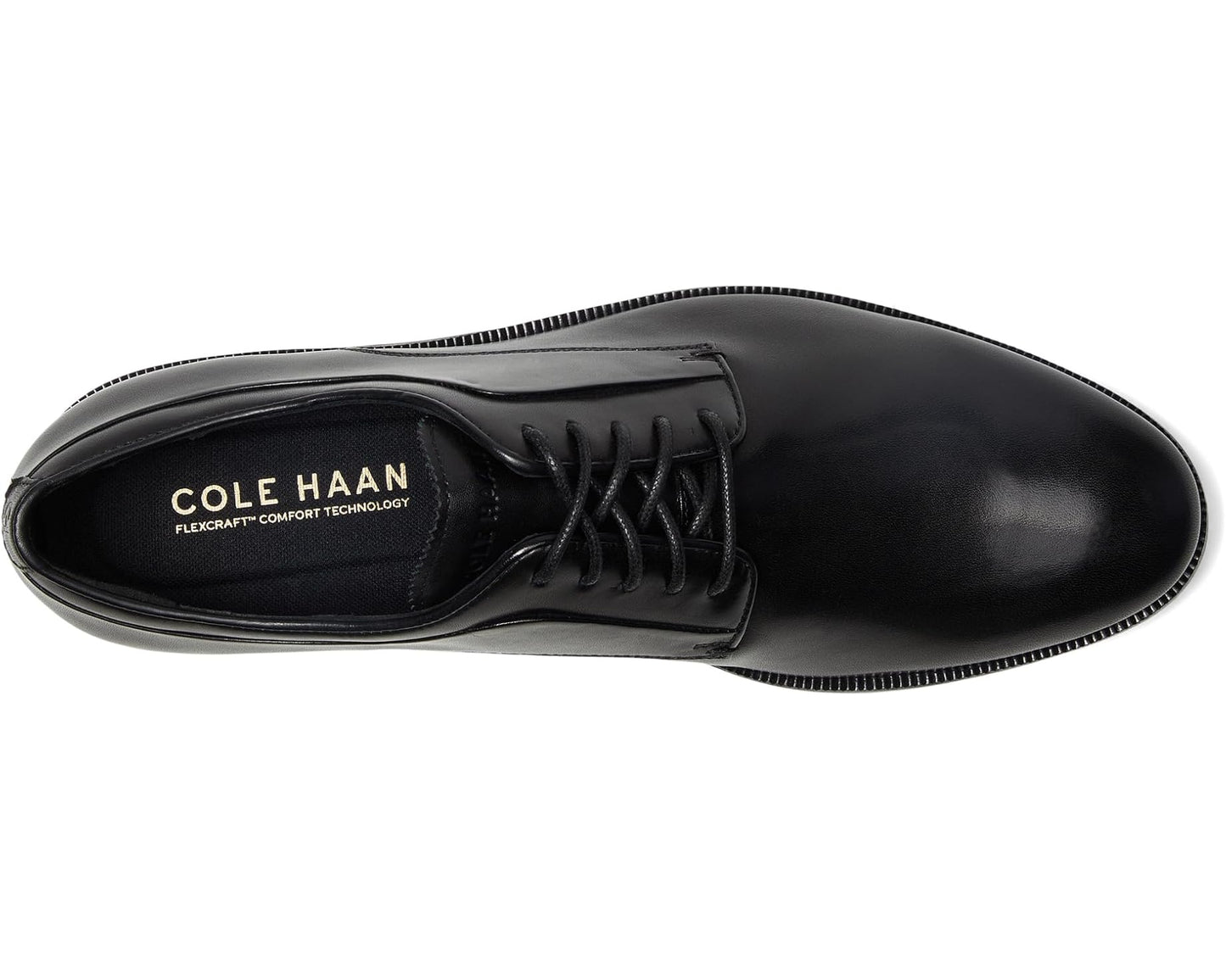 Men's Cole Haan Dean Grand Plain Toe Oxfords Black/Natural/Dark Natural