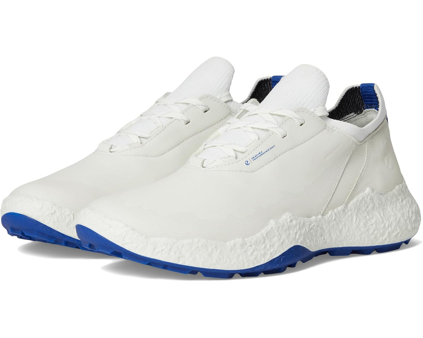 Men's ECCO Golf BIOM Hybrid 5 Lace Waterproof Golf Shoe White/Virtual