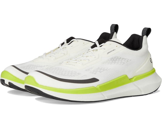 Men's ECCO Sport Biom 2.2 Textile Cross Trainer White/Lime Punch