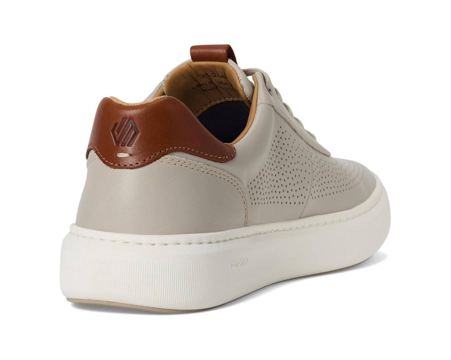 Men's Johnston & Murphy Anders Perfed U-Throat Beige