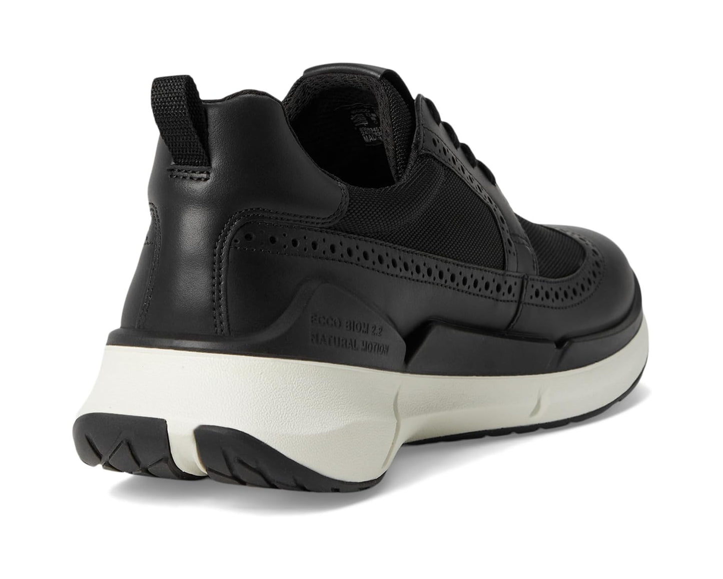 Men's ECCO Biom 2.2 Brogue Sneakers Black/Black