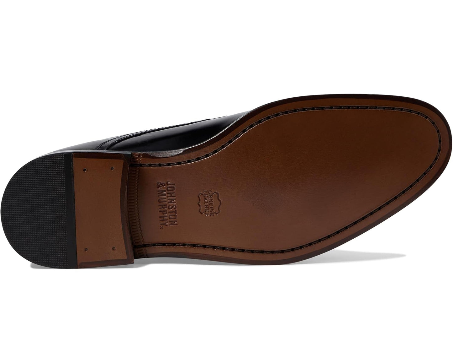 Men's Johnston & Murphy Bradford Dress Cap Toe Oxford Black Brush-Off